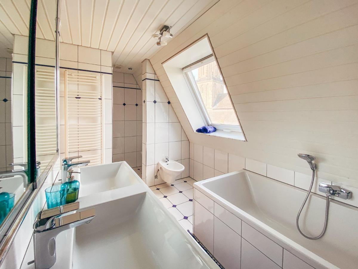 Rheinloft 3 - Grosse Giebelwohnung Mit Dachterrassen An Der Rheinpromenade Emmerich am Rhein Esterno foto