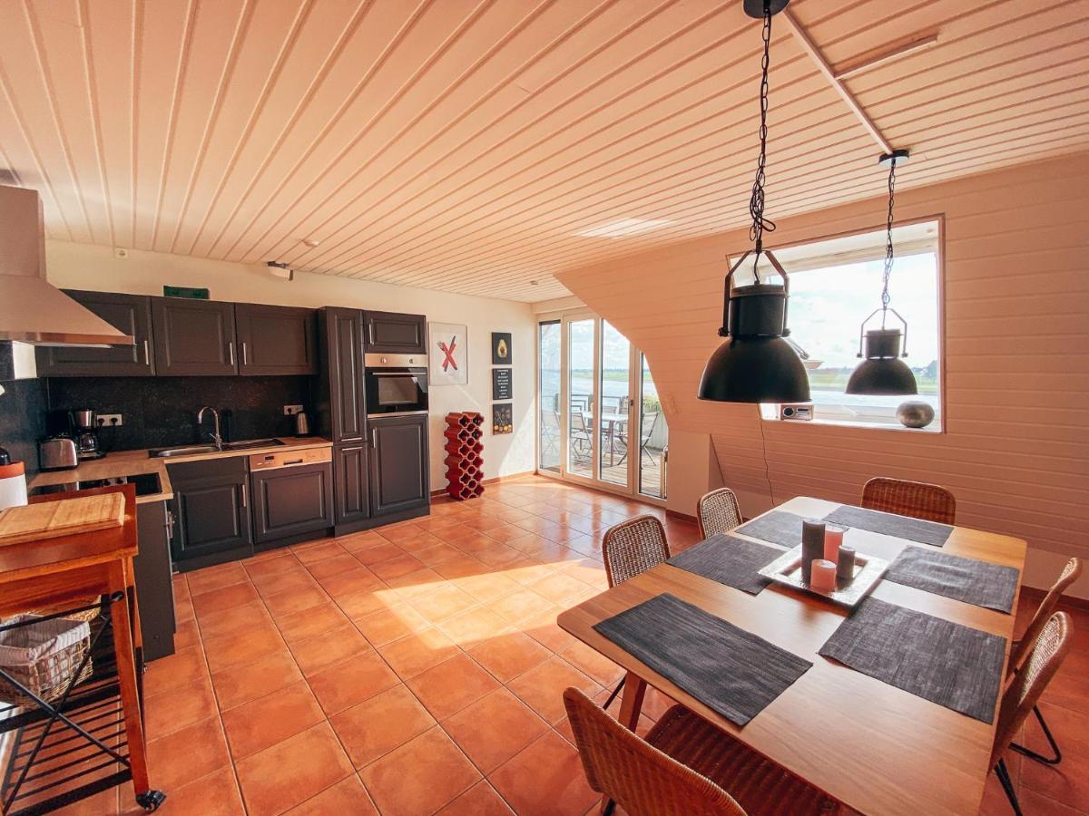Rheinloft 3 - Grosse Giebelwohnung Mit Dachterrassen An Der Rheinpromenade Emmerich am Rhein Esterno foto