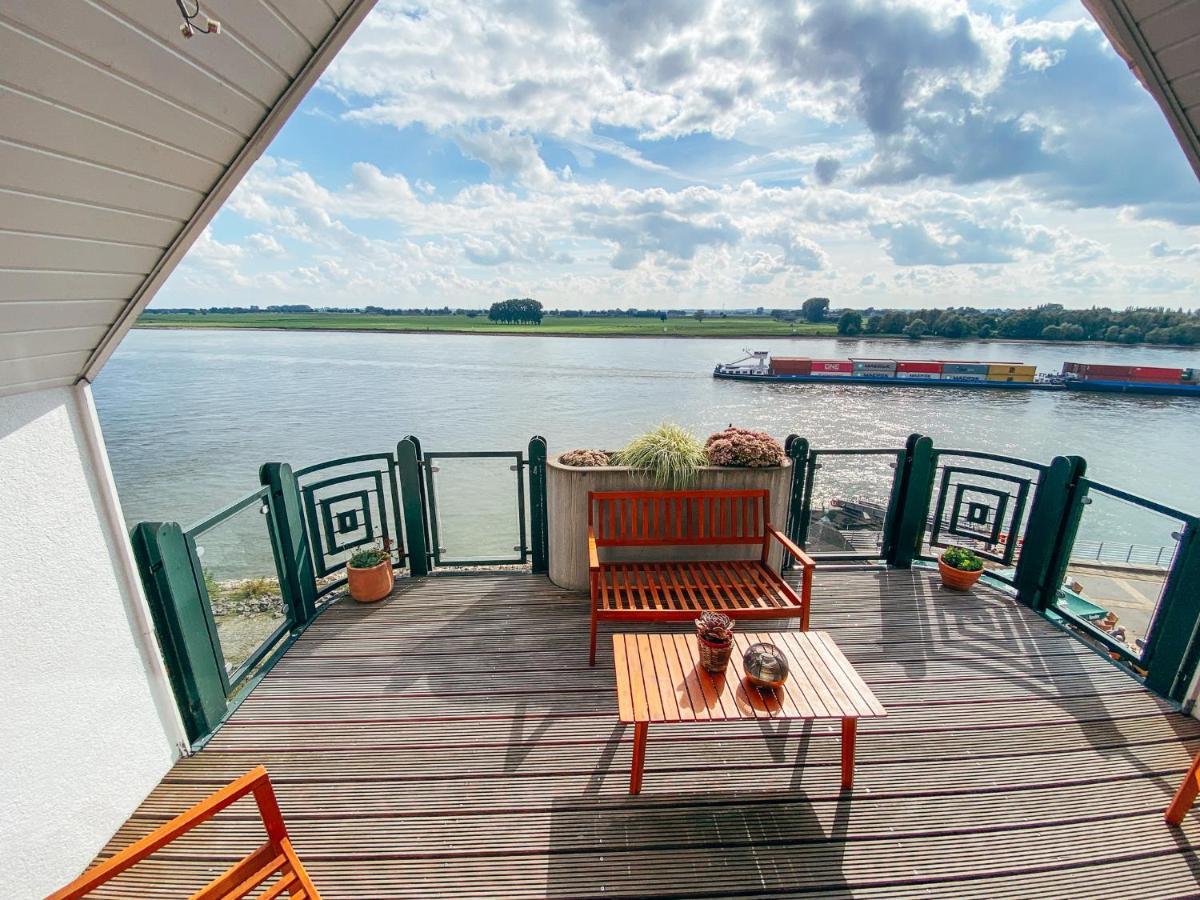 Rheinloft 3 - Grosse Giebelwohnung Mit Dachterrassen An Der Rheinpromenade Emmerich am Rhein Esterno foto