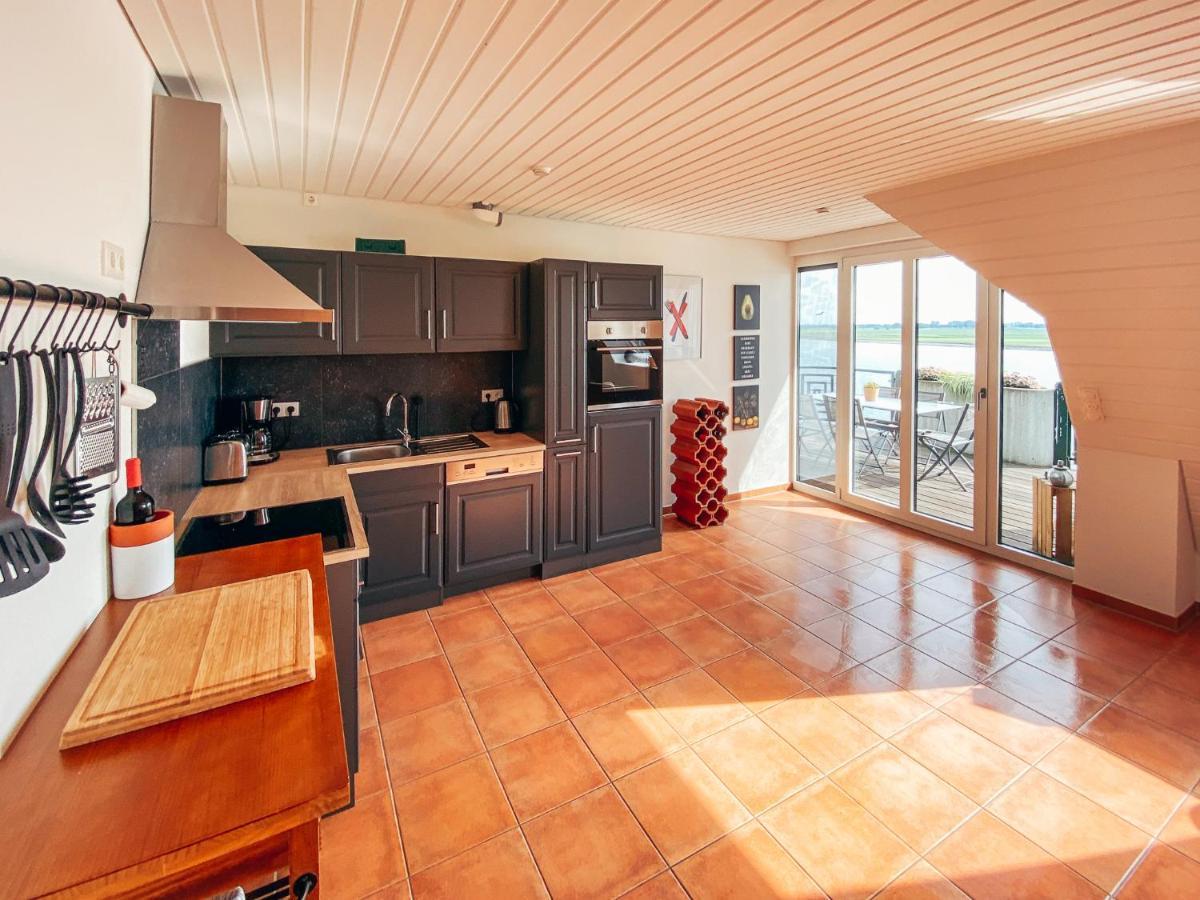Rheinloft 3 - Grosse Giebelwohnung Mit Dachterrassen An Der Rheinpromenade Emmerich am Rhein Esterno foto